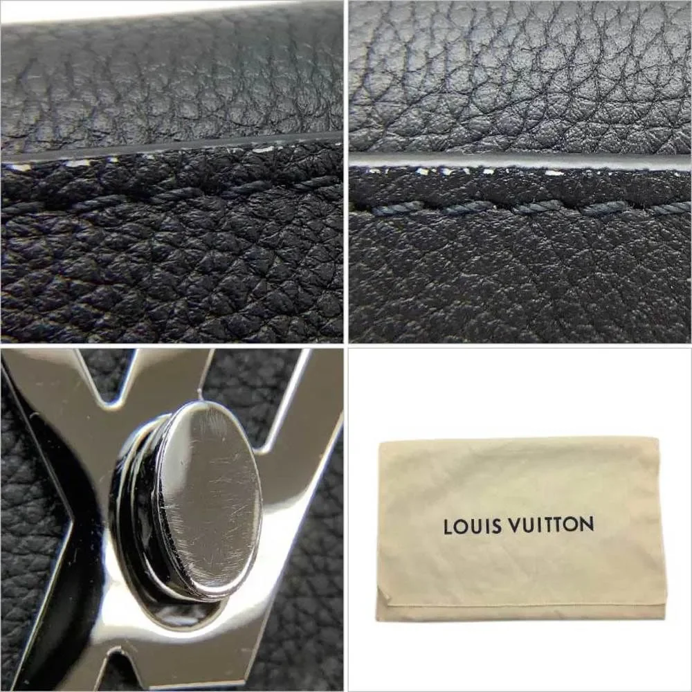 Louis Vuitton My Lock Me Chain Noir Black Calf Chain Shoulder Bag